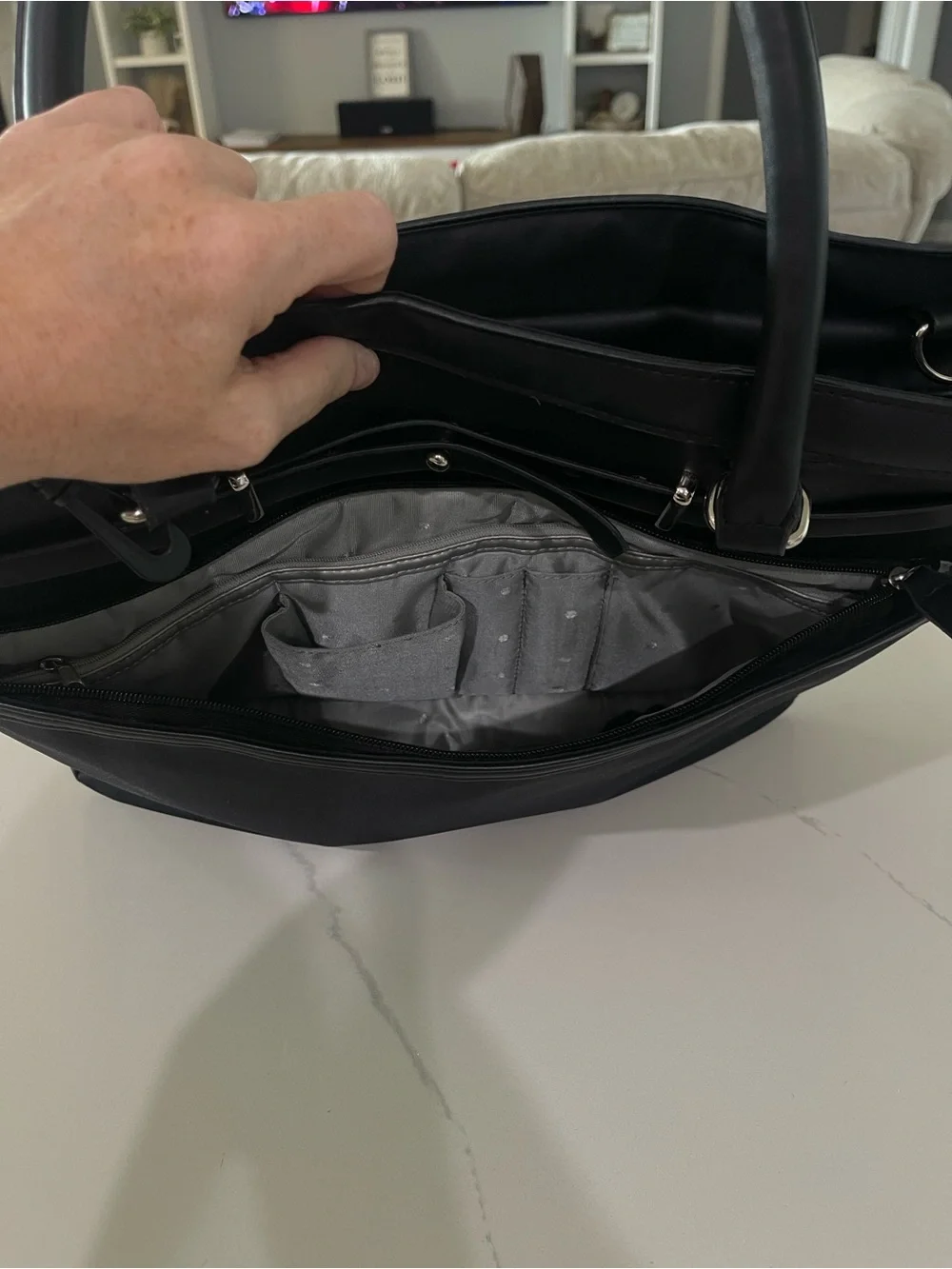 Swiss Laptop Tote Bag - Sleek Professional Carry